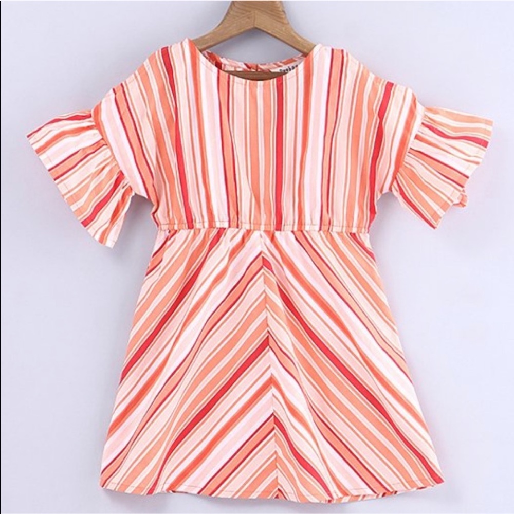 Ruffle Sleeve Dress